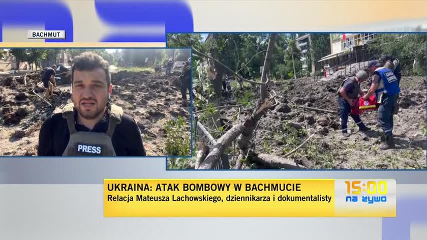 "Bombardowania, ostrzały, płonące domy". Mateusz Lachowski o życiu w Donbasie (01.07.2022)