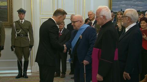 Jacek Salij został w sobotę odznaczony przez prezydenta Orderem Orła Białego