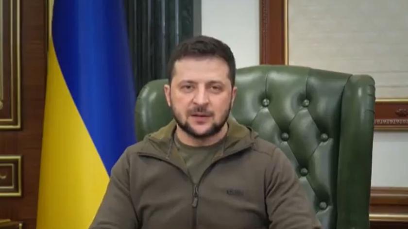 Zełenski: Rosjanie utrzymują pod swoją kontrolą północną część obwodu kijowskiego