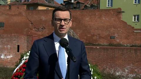 Premier: Polska upomina się o pamięć o naszych ofiarach i osądzenie tego, co się dzieje na Ukrainie
