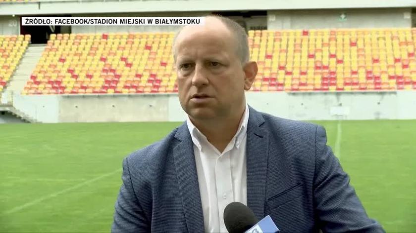 Adam Popławski, President of the Municipal Stadium in Białystok: We have been telling Jagiellonia for a long time that all skyboxes are available.  He can rent them