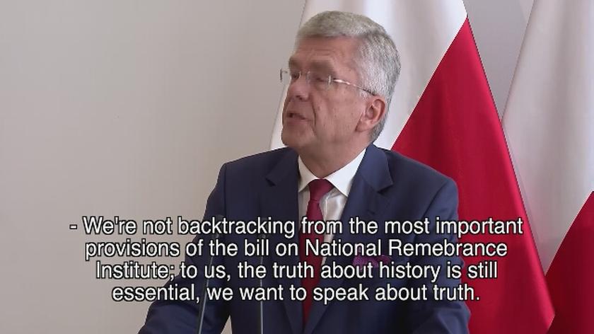 Senate Speaker Karczewski on changes to the Holocaust law
