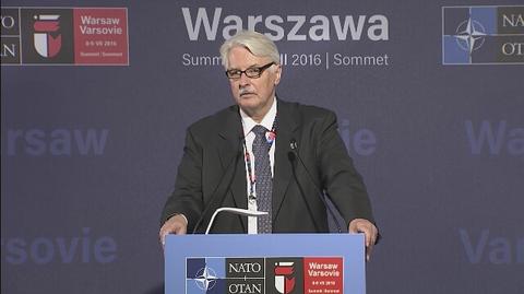 Waszczykowski: od 2017 r. nawet 10 tys. wojsk NATO w Polsce