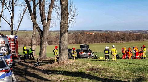 Wypadek w Sichowie. Zginęły cztery osoby