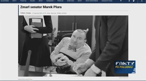 Nie żyje senator Marek Plura