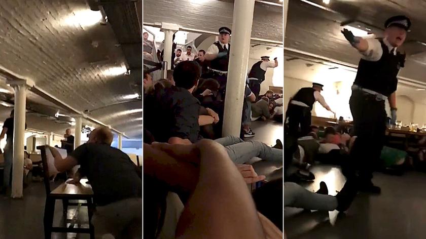 Ataki terrorystyczne w Londynie. Akcja policji w jednym z barów