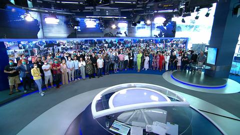 Świętowanie 20. urodzin w studiu TVN24