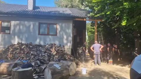 Zniszczone powodzią Siedlisko nad Białką Dawida i Agaty w Głuchołazach