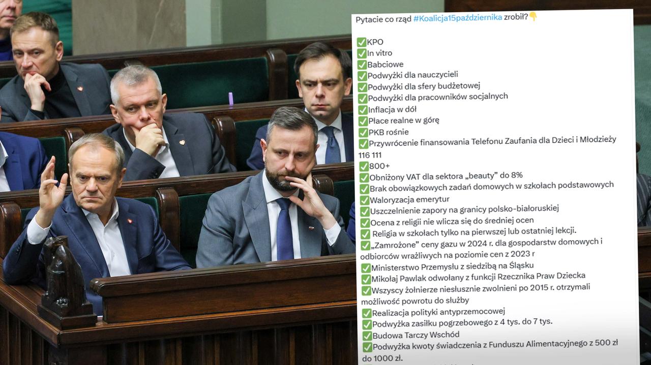 Oto "co rząd zrobił w tej kadencji"? Sprawdzamy