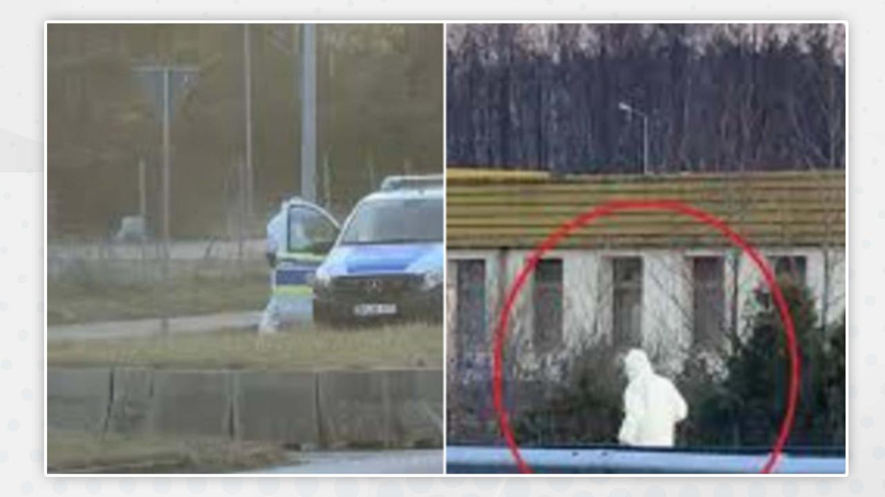 Bakteria cholery, ludzie w kombinezonach i niemiecka policja. Przekaz podprogowy
