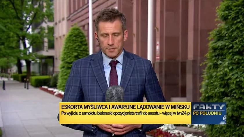 Paweł Łukasik o zawróconym samolocie z opozycjonistą na pokładzie 
