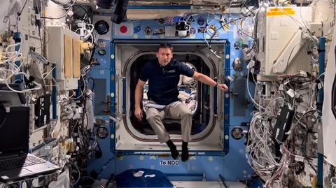 Sterował komputerem tylko za pomocą mózgu. Trwa misja polskiego astronauty