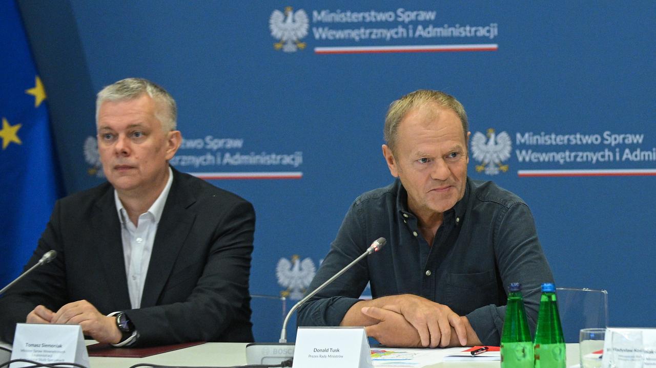 Prośba premiera na sztabie. 