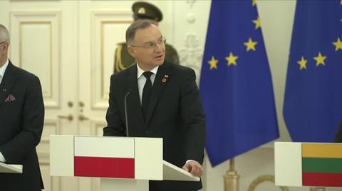 Andrzej Duda w Wilnie