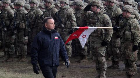 Prezydent na powitaniu wojsk NATO: to historyczny moment