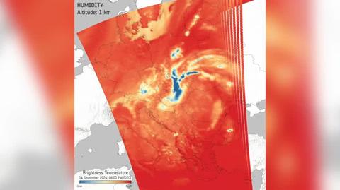 Niż genueński Boris na zdjęciach wykonanych przez satelitę Arctic Weather Satellite