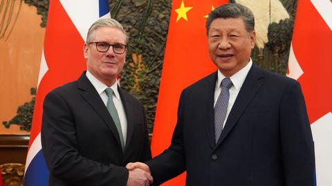 Keir Starmer i Xi Jinping
