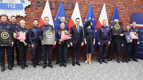 Wiceminister Maciej Wróbel na rozdaniu "Złotych Blach" 