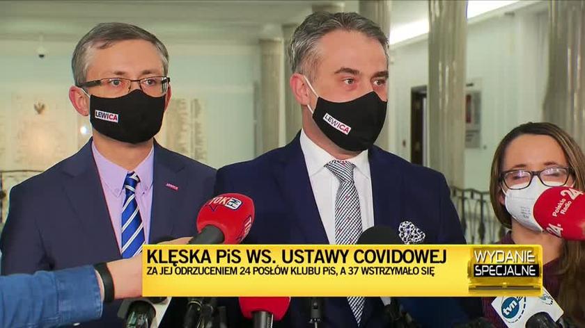 Lewica: Jarosław Kaczyński jest osobiście odpowiedzialny, że w Polsce nie ma żadnego pomysłu na walkę z pandemią