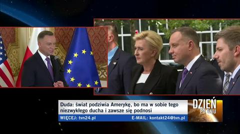 Andrzej Duda: mamy podobną cechę do Ameryki
