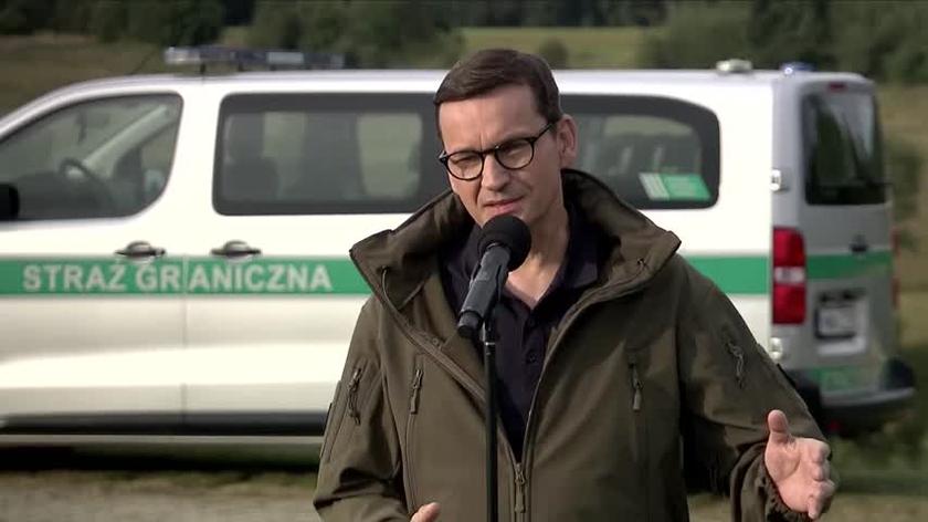 Morawiecki o budowie ogrodzenia wzdłuż granicy polsko-białoruskiej