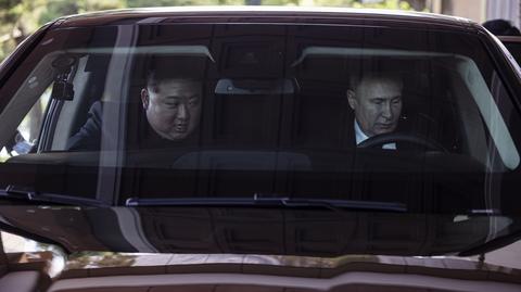 Władimir Putin zabrał Kim Dzong Una na przejażdżkę
