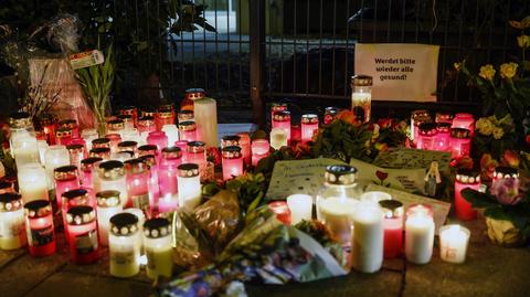 Samochód wjechał w grupę demonstrantów w Monachium