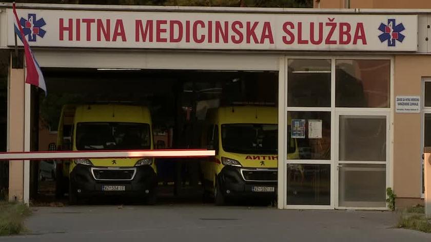 Szpital w Varażdinie, w którym po wypadku autokaru przebywają ranni Polacy 