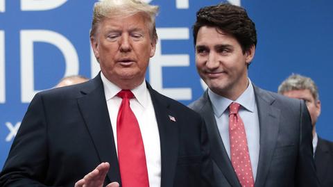 Trudeau w sprawie ceł nałożonych przez Trumpa