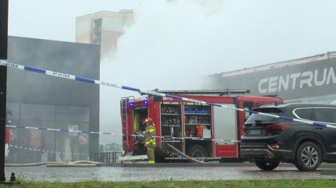 Pożar na osiedlu Zacisze w Zielonej Górze