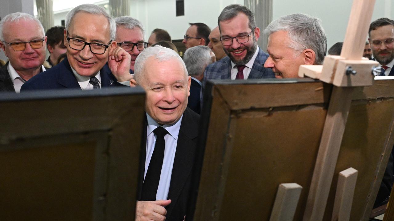 Marek Suski opened his exhibition. Jarosław Kaczyński, among others, watched