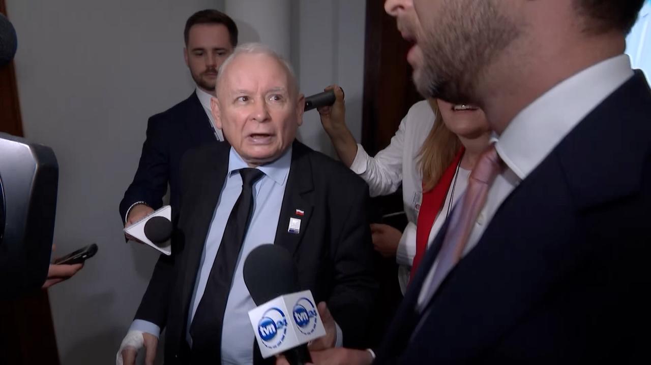 Kaczyński do reportera TVN24: pan jest chamem