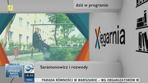 Andrzej Saramonowicz gościem "Xięgarni"