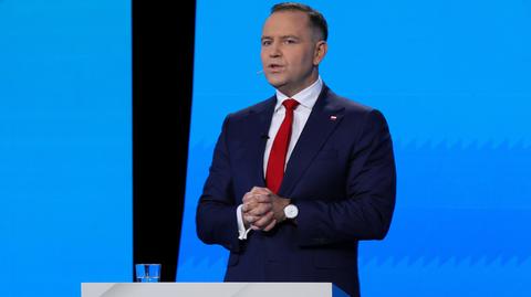 Spięcie o Brauna. Trzaskowski "przerażony", Nawrocki mówi o "plotkach"