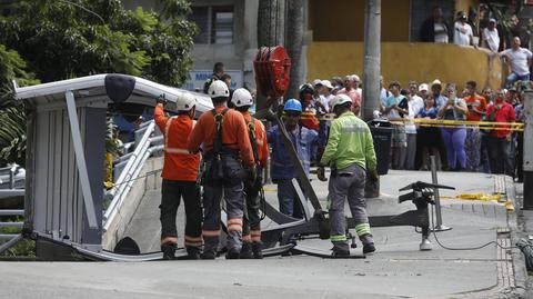 Wypadek kolejki linowej w Medellin