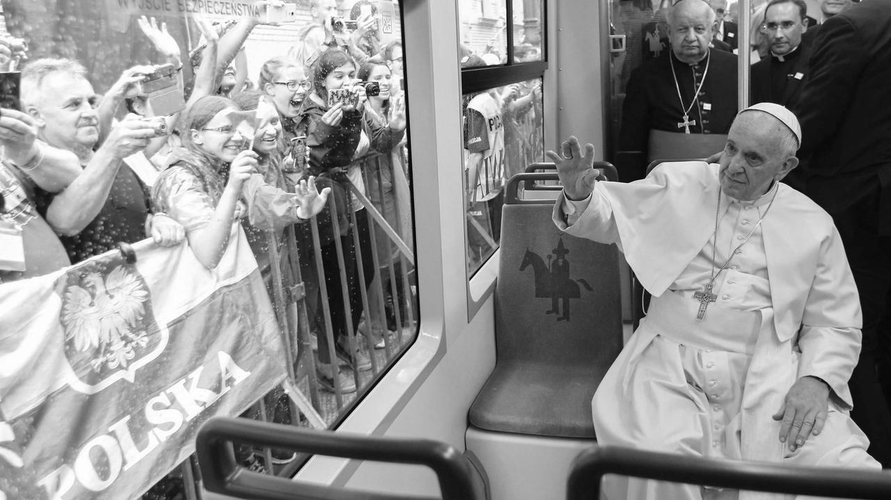 Papież Franciszek odwiedził Polskę w czasie Światowych Dni Młodzieży
