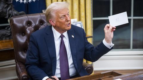 Trump znalazł w biurku list od Bidena 