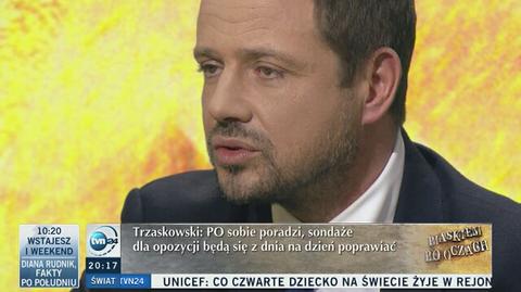 Trzaskowski o współpracy PO i Nowoczesnej