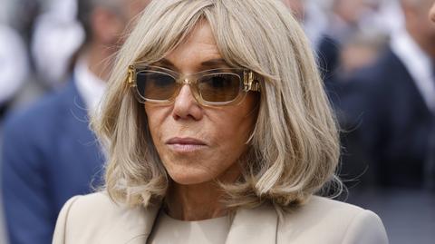 Francja. Brigitte Macron na nagraniu archiwalnym podczas potkania z Ołeną Zełenską