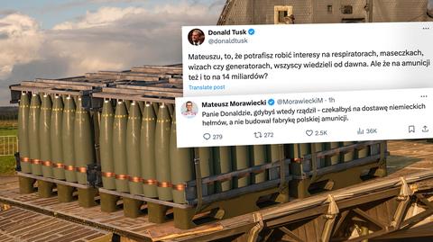 Donald Tusk reaguje na doniesienia Onetu o nieprawidłowościach w "Narodowej Rezerwie Amunicyjnej"