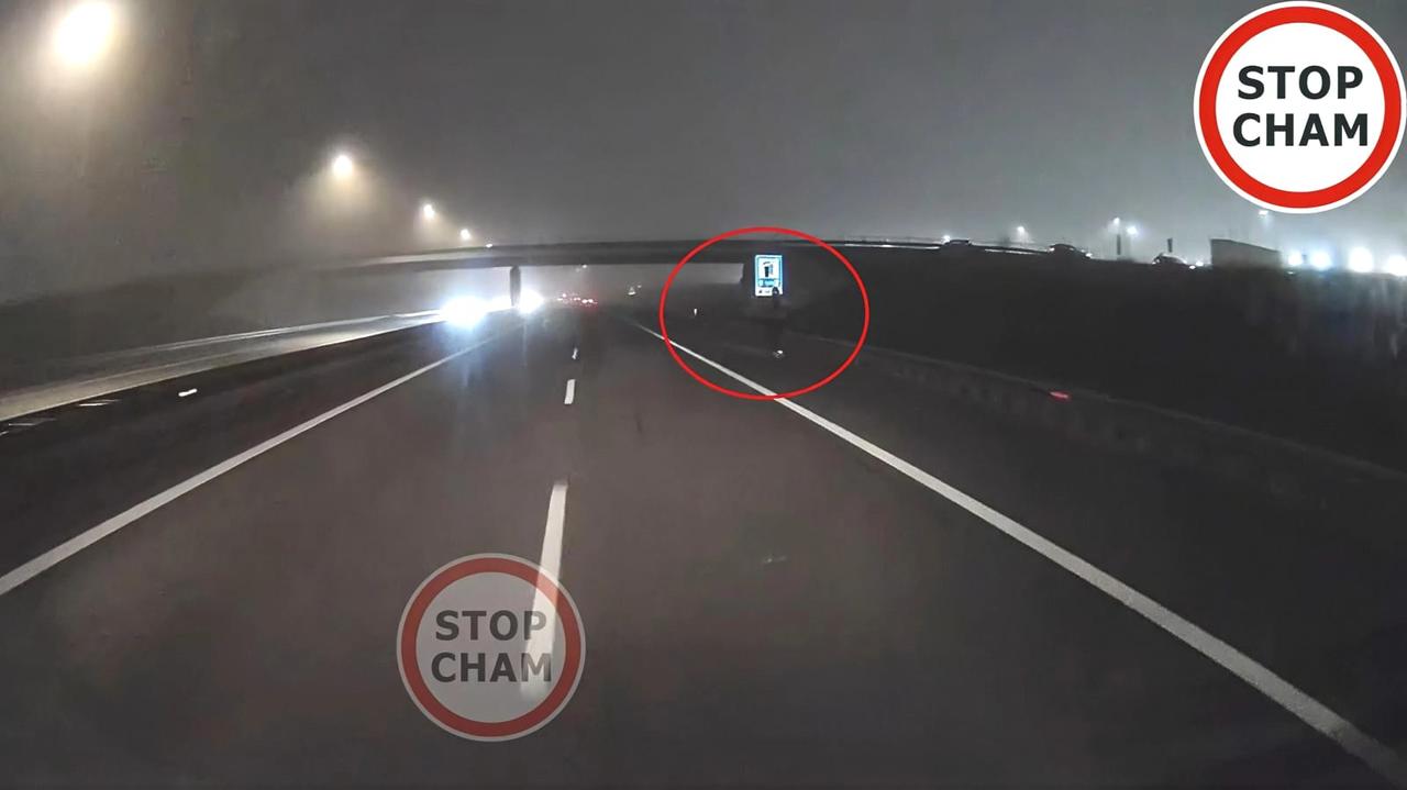 Hulajnogą po ekspresówce. "Nie wierzyłem własnym oczom". Nagranie