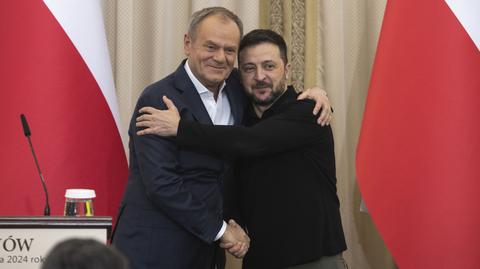 "Czeka nas wielka gra o przyszłość Polski, Ukrainy i Europy". Tusk spotkał się z Zełenskim