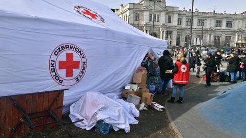 Polski Czerwony Krzyż pomaga uchodźcom