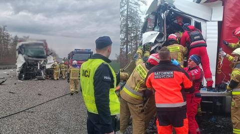 Opolskie. Wypadek na A4