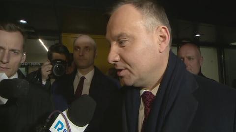 Prezydent Andrzej Duda odwiedził rannych w wybuchu