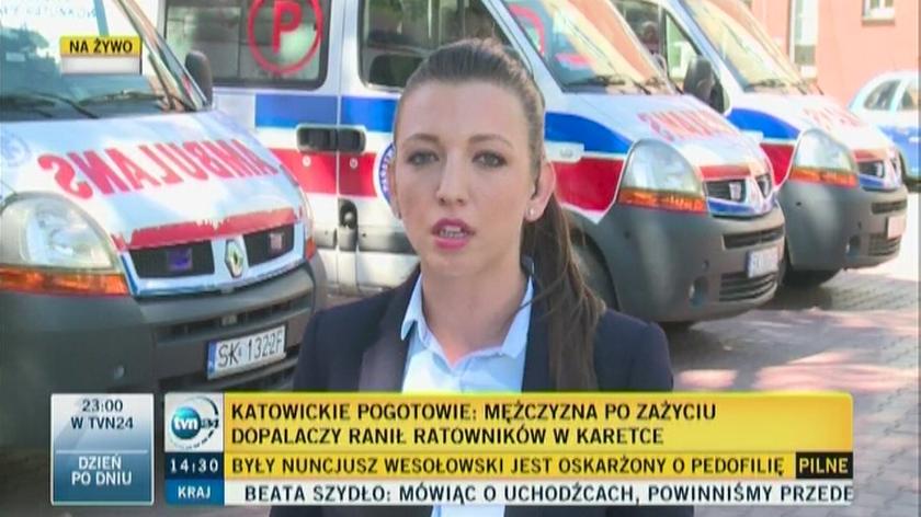 Katowice: mężczyzna pod wpływem dopalaczy zaatakował ratowników medycznych
