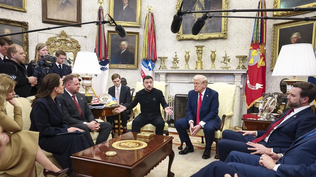Spotkanie Donalda Trumpa i Wołodymyra Zełenskiego w Gabinecie Owalnym 