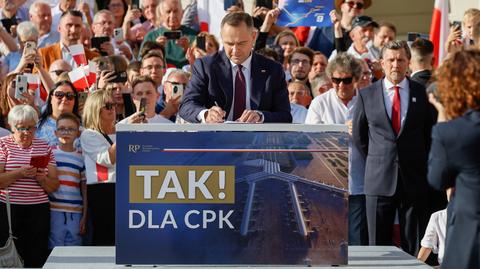 Karol Nawrocki o Centralny Port Komunikacyjny w swojej tradycyjnej formie dawał nadzieję, że pojawiło się koło zamachowe naszej gospodarki