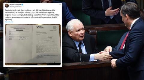 Kaczyński o liście do Ziobry: forma listu nie ma z punktu widzenia prawnego żadnego znaczenia