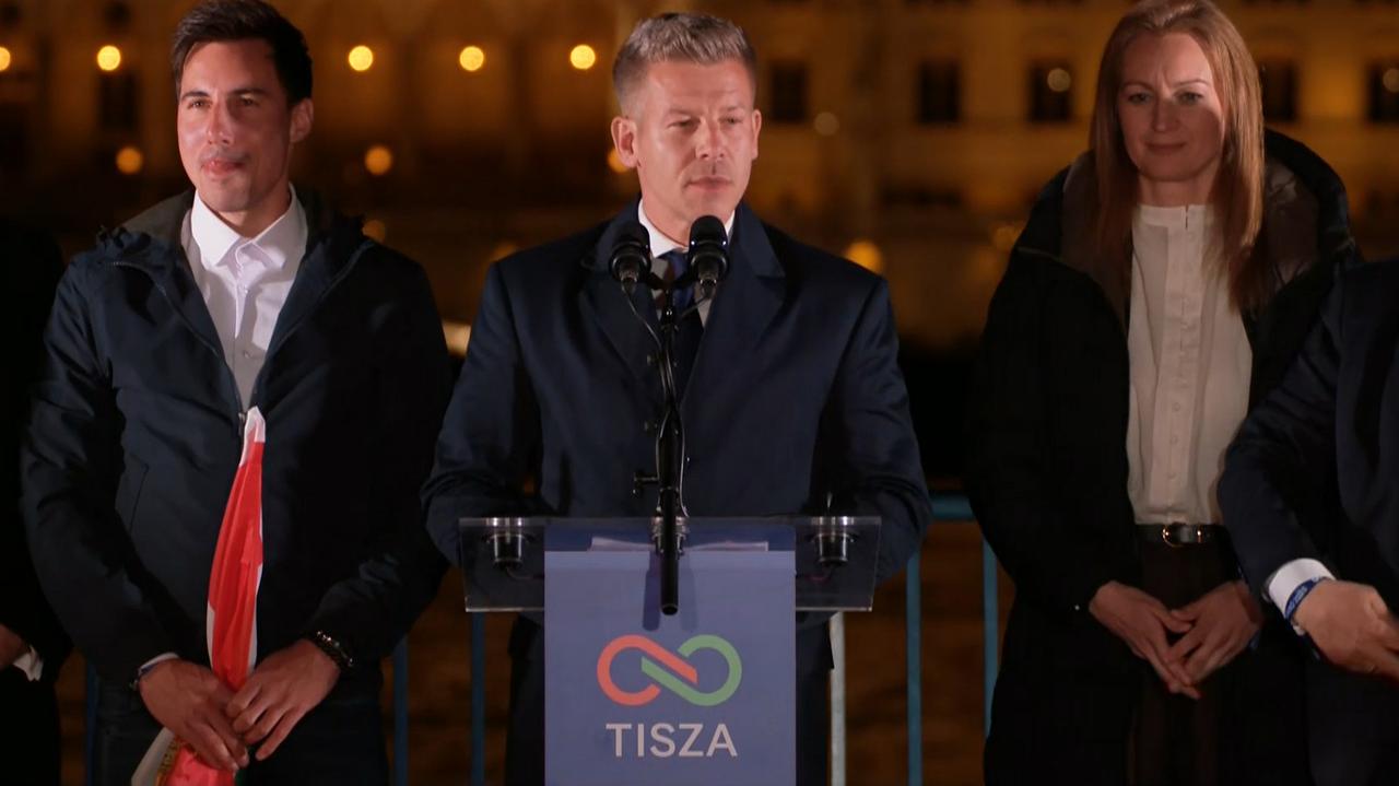 Peter Magyar w pierwszym przemówieniu po zwycięstwie: TISZA oraz Węgry wygrały wybory